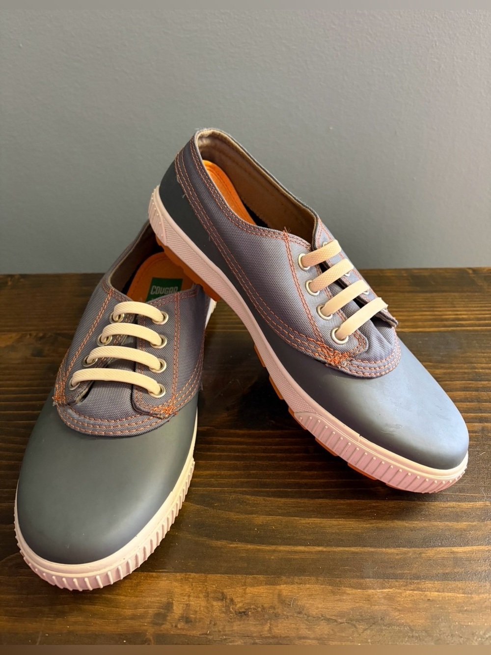 Cougar Dash Womenโs Grey Waterproof Duck Shoes Size 7